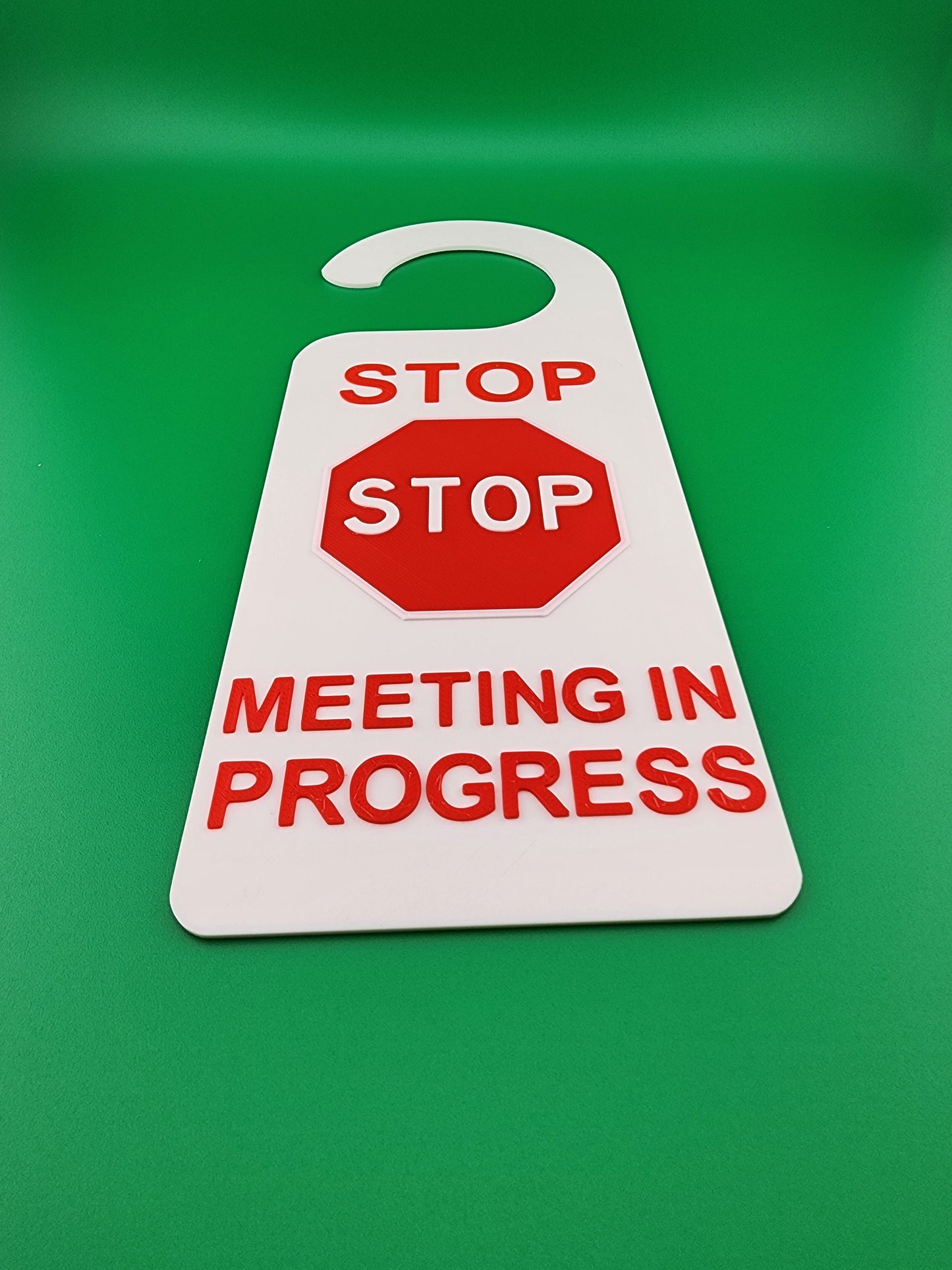 Door Hanger - Meeting in Progress