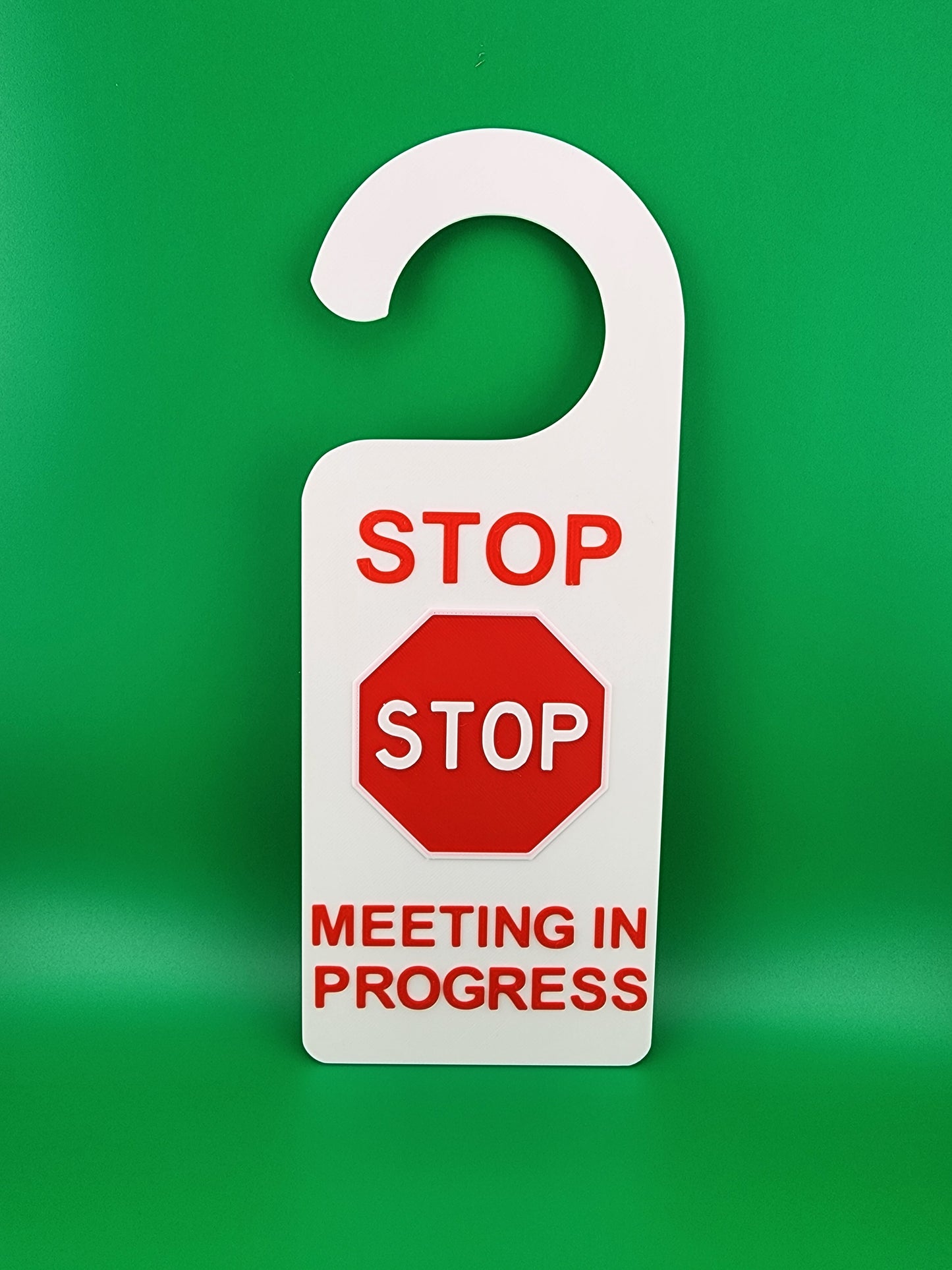 Door Hanger - Meeting in Progress