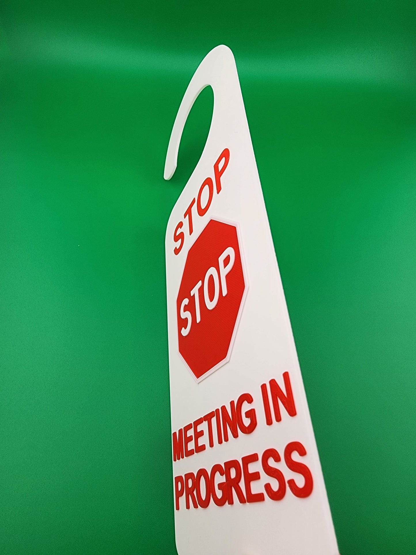 Door Hanger - Meeting in Progress