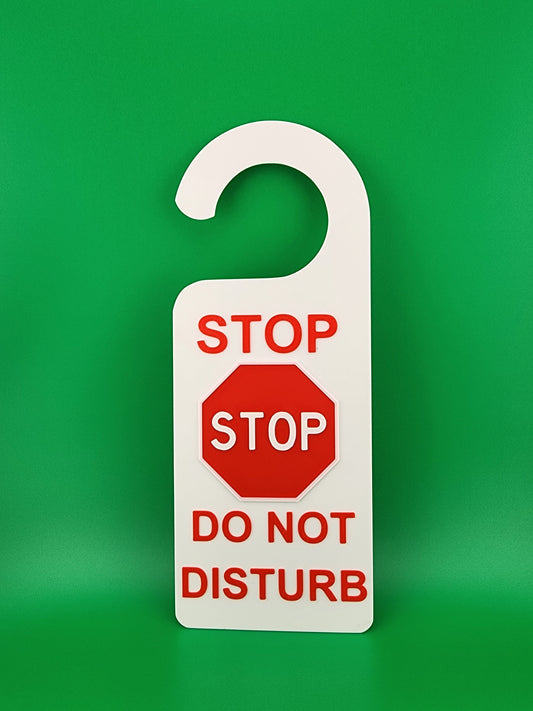 Do Not Disturb Door Hanger